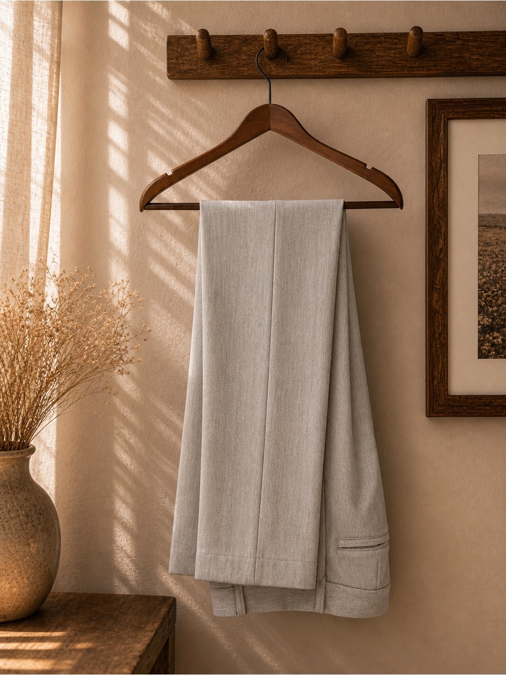Express Light Gray Trousers